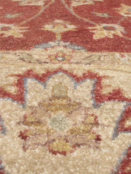 Indian Chobi Twisted 6'1" x 8'11" Hand-knotted Wool Rug 