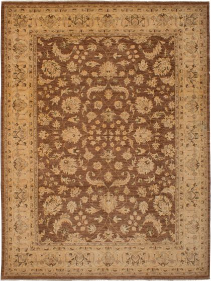 Afghan Chobi Finest 9'0" x 11'10" Hand-knotted Wool Rug 