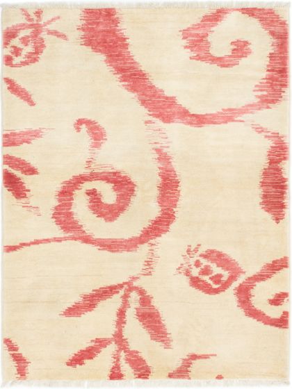 Afghan Finest Ziegler Chobi 4'5" x 5'10" Hand-knotted Wool Rug 