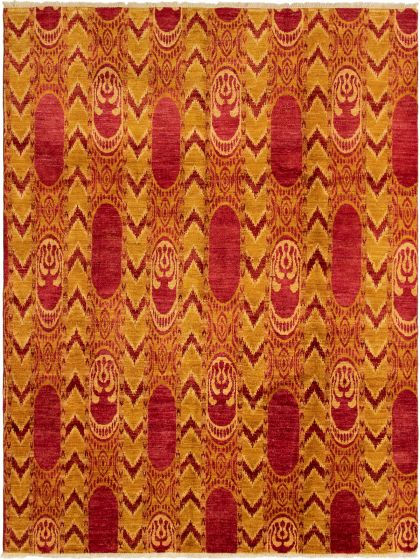 Indian Shalimar 7'9" x 10'1" Hand-knotted Wool Rug 