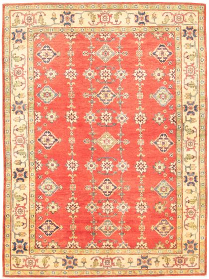 Afghan Finest Ghazni 6'2" x 8'5" Hand-knotted Wool Rug 