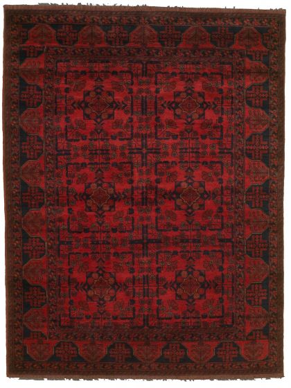 Afghan Finest Khal Mohammadi 5'0" x 6'9" Hand-knotted Wool Rug 