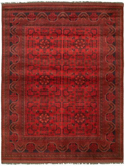 Afghan Finest Khal Mohammadi 4'11" x 6'6" Hand-knotted Wool Rug 