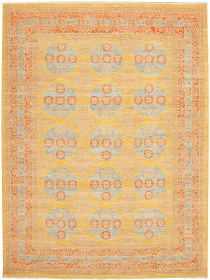 Pakistani 18 Of 20 Pak Finest Mamluk 9'2" x 12'0" Hand-knotted Wool Rug 