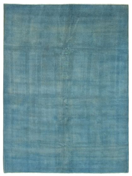 Indian Color transition 8'0" x 10'0" Hand-knotted Wool Rug 