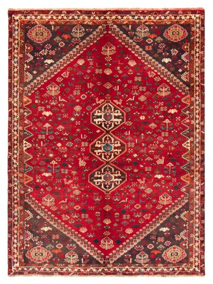 Persian Style 6'0" x 8'3" Hand-knotted Wool Rug 