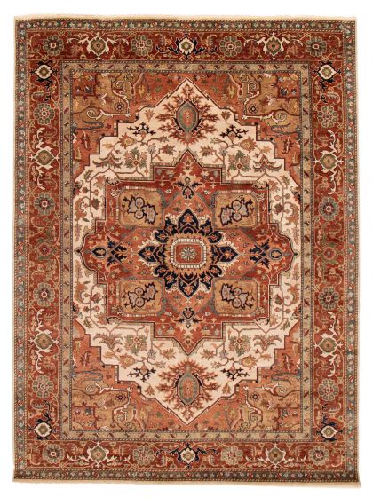 Indian Jules Sultane 8'10" x 11'9" Hand-knotted Wool Rug 