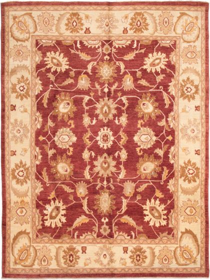 Afghan Chobi Finest 9'8" x 12'10" Hand-knotted Wool Rug 