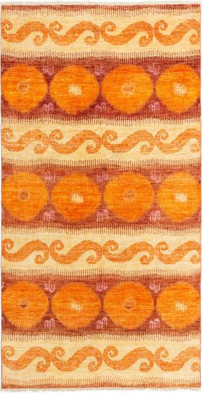 Indian Shalimar 6'0" x 11'6" Hand-knotted Wool Rug 