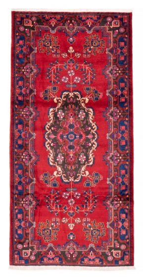 Persian Style 5'2" x 10'2" Hand-knotted Wool Rug 