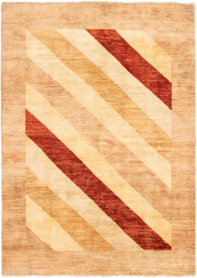 Afghan Finest Ziegler Chobi 5'0" x 7'0" Hand-knotted Wool Rug 
