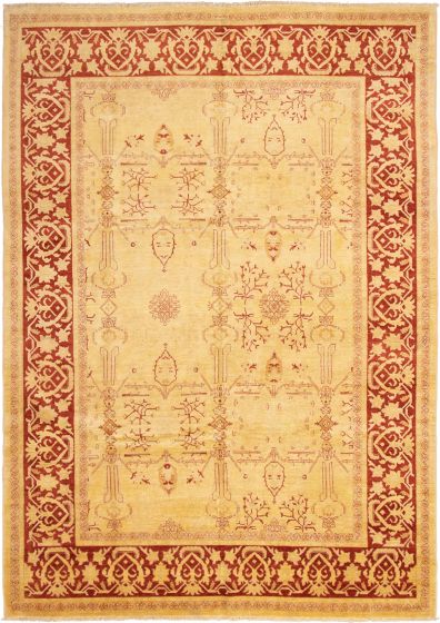 Afghan Chobi Finest 9'10" x 13'10" Hand-knotted Wool Rug 