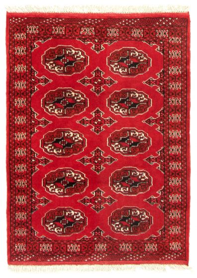 Turkmenistan Turkman 3'4" x 4'8" Hand-knotted Wool Rug 