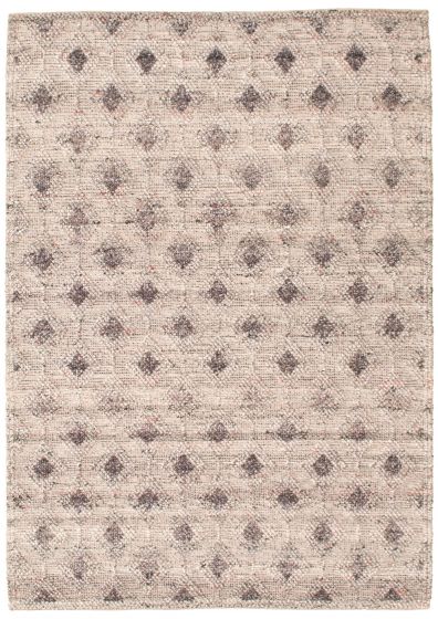 Tapis sienna 5'3" x 7'7" en laine torsadée