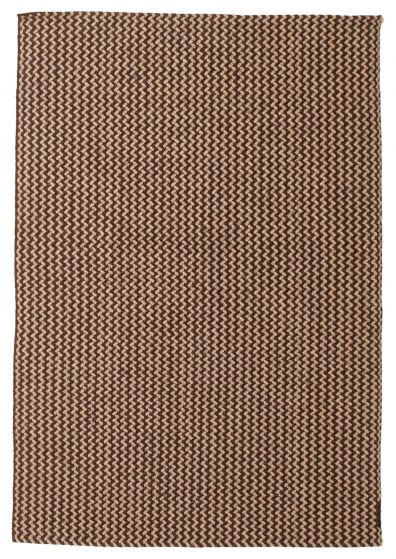 Tapis sienna 5'1" x 7'6" en laine torsadée