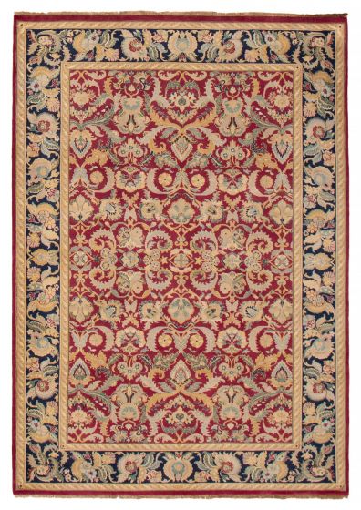 Indian Jamshidpour 5'11" x 8'7" Hand-knotted Wool Rug 