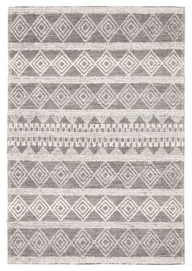 Indian Sienna 5'2" x 7'8" Braid weave Wool Rug 