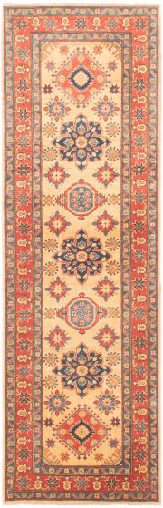 Afghan Finest Ghazni 2'9" x 9'6" Hand-knotted Wool Rug 