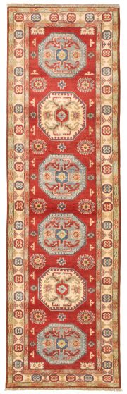 Afghan Finest Ghazni 2'10" x 9'10" Hand-knotted Wool Rug 