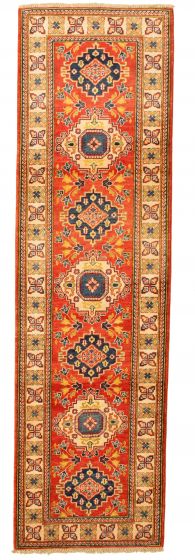 Afghan Finest Ghazni 2'9" x 9'8" Hand-knotted Wool Rug 