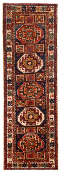 Persian Style 3'1" x 9'3" Hand-knotted Wool Rug 