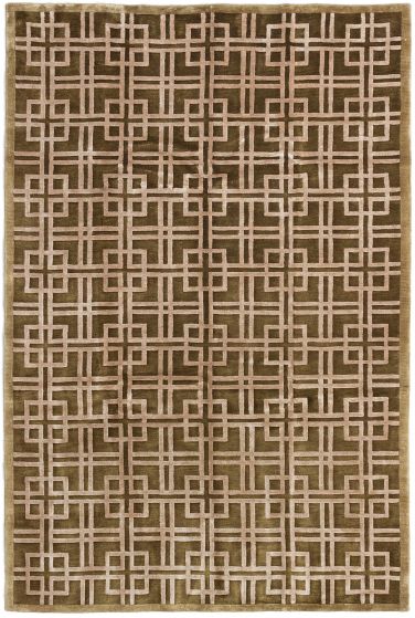 Nepal Opulence 5'5" x 8'4" Hand-knotted Silk, Wool Rug 