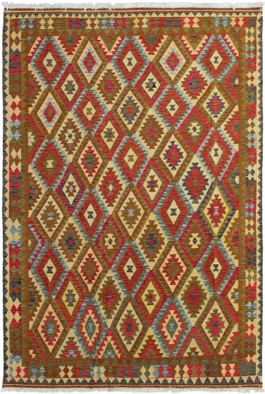 Kilim sivas 6'8" x 9'11" en laine