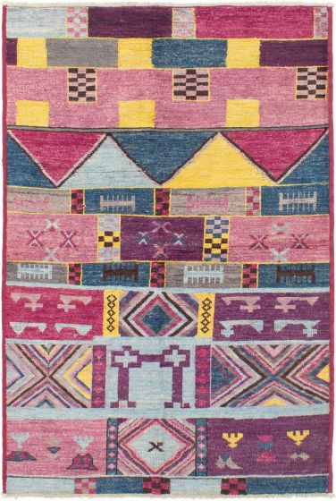 Tapis shalimar 5'9" x 8'6" en laine