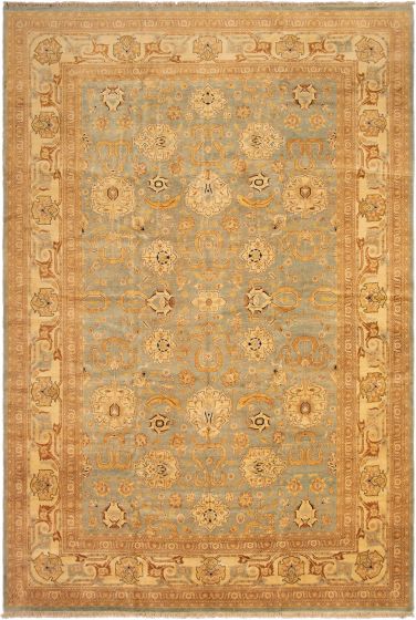 Pakistani Peshawar Oushak 12'0" x 18'0" Hand-knotted Wool Rug 