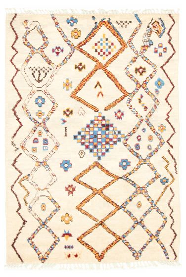 Pakistani Marrakech 6'1" x 8'10" Hand-knotted Wool Rug 