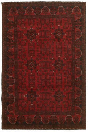 Afghan Finest Khal Mohammadi 4'2" x 6'5" Hand-knotted Wool Rug 