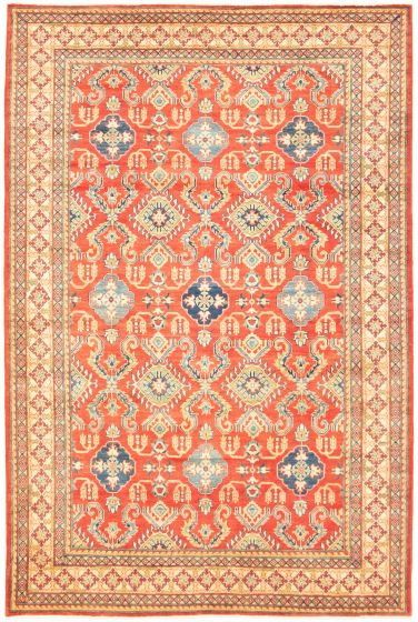 Afghan Finest Ghazni 6'8" x 10'3" Hand-knotted Wool Rug 
