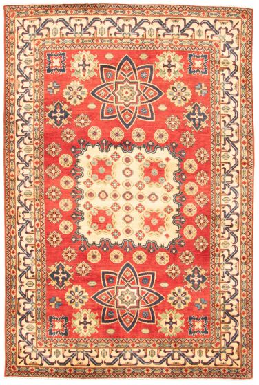 Afghan Finest Ghazni 6'6" x 9'10" Hand-knotted Wool Rug 