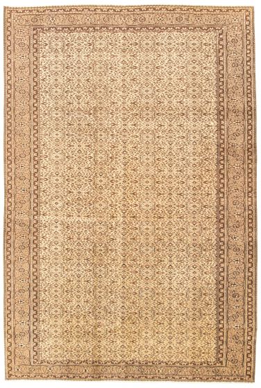 Turkish Kayseri Vintage 6'3" x 9'5" Hand-knotted Wool Rug 