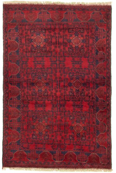 Afghan Finest Khal Mohammadi 4'0" x 6'4" Hand-knotted Wool Rug 