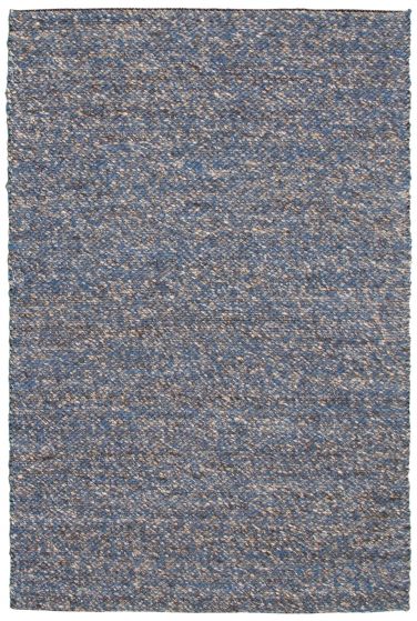 Indian Sienna 5'1" x 7'6" Braided Weave Wool Rug 