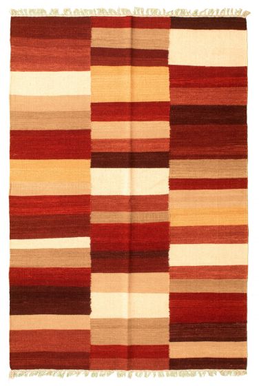 Turkish Ankara FW 5'3" x 7'11" Flat-Weave Wool Kilim 