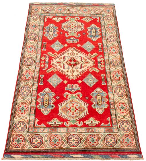 Afghan Finest Ghazni 3'9" x 5'11" Hand-knotted Wool Rug 