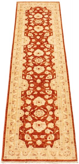 Afghan Chobi Finest 2'8" x 9'6" Hand-knotted Wool Rug 