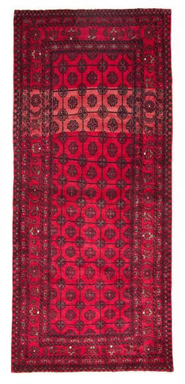Afghan Royal Baluch 3'11" x 8'6" Hand-knotted Wool Rug 