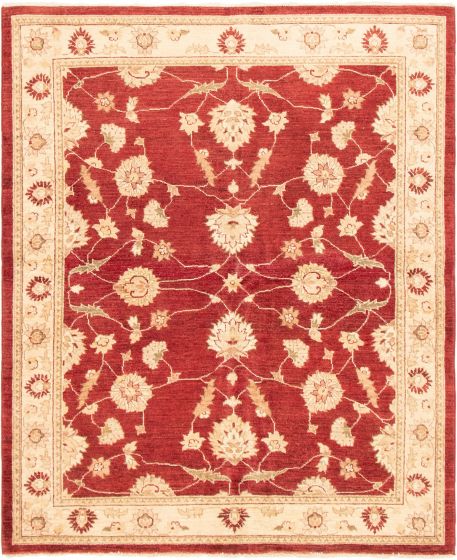 Pakistani Peshawar Oushak 5'0" x 5'10" Hand-knotted Wool Rug 