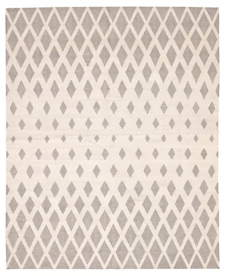 Turkish Ankara FW 8'1" x 10'0" Flat-Weave Wool Kilim 