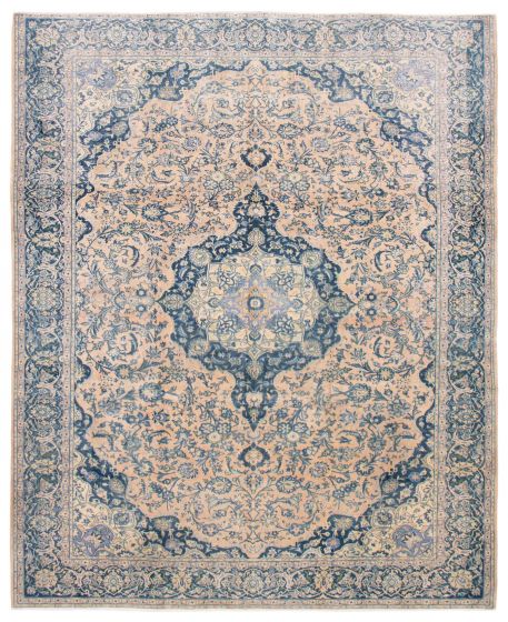 Persian Style 9'10" x 12'6" Hand-knotted Wool Rug 