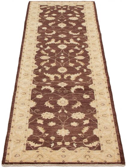 Pakistani Peshawar Oushak 2'9" x 10'0" Hand-knotted Wool Rug 