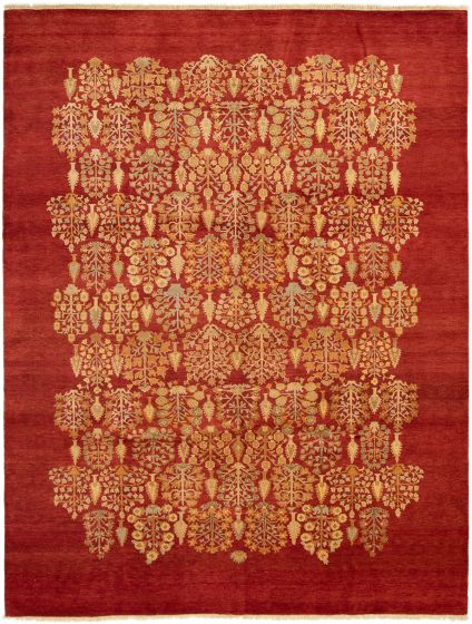 Pakistani Pako Persian 18 Of 20 9'1" x 11'10" Hand-knotted Wool Rug 