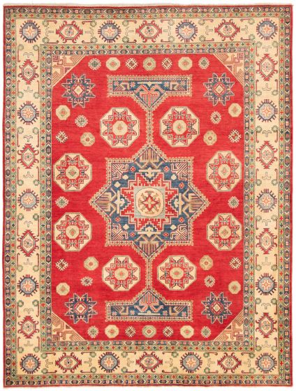 Afghan Finest Ghazni 8'5" x 11'1" Hand-knotted Wool Rug 