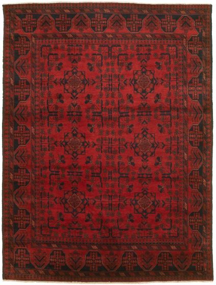 Afghan Finest Khal Mohammadi 4'11" x 6'9" Hand-knotted Wool Rug 