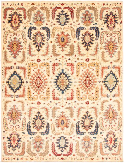 Afghan Aryana 9'1" x 12'0" Hand-knotted Wool Rug 