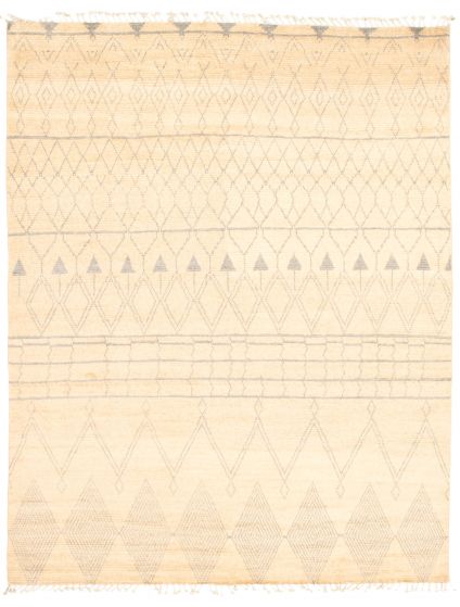 Pakistani Pak Finest Marrakesh 7'11" x 10'1" Hand-knotted Wool Rug 