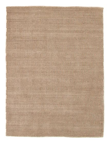 Indian Silk Shadow 5'3" x 7'7" Hand Loomed Wool Rug 